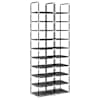 vidaXL kingariiulid 2 tk 10-astmeline must 33x33x174 cm lausriie