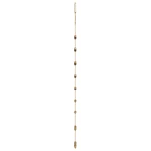 Závěsné vánoční stromky s hvězdami na vrcholu 2 ks 55 x 120 cm přírodní větve - obrázek 5