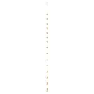 Závěsný vánoční stromeček s hvězdou na vrcholu 100 x 210 cm přírodní větve - obrázek 5