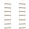 vidaXL seinakaunistused redelikujuline 2 tk, 30x100 cm, looduslik haru