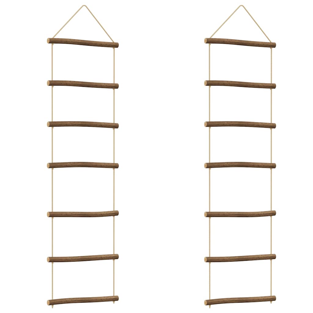 Stenske dekoracije v obliki lestve 2 kosa 30x100cm Naravna veja