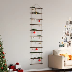 Nástěnná dekorace ve tvaru žebříku 50x200 cm Přírodní větev - obrázek 3