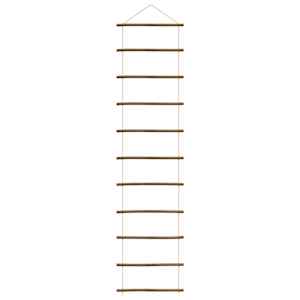 Nástěnná dekorace ve tvaru žebříku 50x200 cm Přírodní větev - obrázek 4
