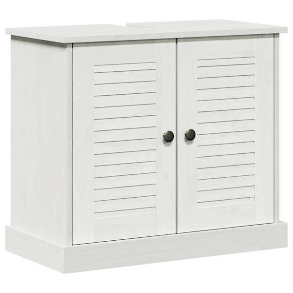 vidaXL Valamukapp VIGO Valge ja antiikvalge 68 x 34 x 59 cm M&auml;nnipuit