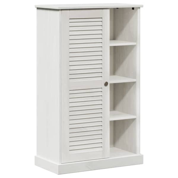 vidaXL Vannitoa kapp uksega VIGO Valge ja antiikvalge 68 x 34 x 110 cm