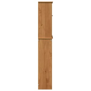 Toaletní skříňka VIGO Hnědá a medově hnědá 60 x 27 x 161 cm - obrázek 7