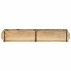 Podnos 4 pcs Hnědá 57 x 15 x 9 cm Masivní obnovované dřevo - obrázek 5