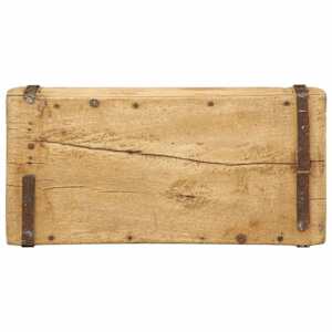 Podnos 4 pcs Hnědá 30 x 14 x 9 cm Masivní obnovované dřevo - obrázek 7
