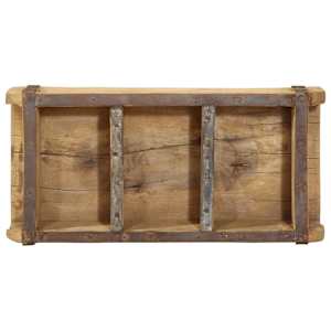 Podnos 4 pcs Hnědá 30 x 14 x 9 cm Masivní obnovované dřevo - obrázek 8