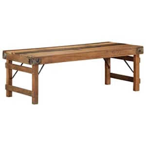 vidaXL Kohvilaud Pruun 110 x 55 x 40 cm Tugev taastatud puit