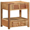 vidaXL Otsalaud sahtliga Pruun 43 x 32 x 46 cm Tugev taastatud puit