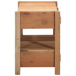 Televizní skříň Hnědá 83 x 33 x 46 cm Masivní obnovované dřevo - obrázek 5