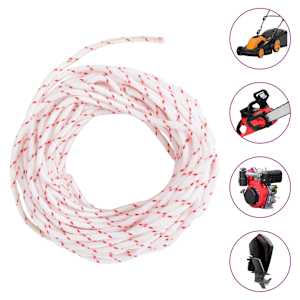 Startovací šňůra bílo-červená Ø 3 mm 10 m nylon - obrázek 3