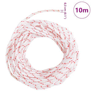 Startovací šňůra bílo-červená Ø 3 mm 10 m nylon - obrázek 9