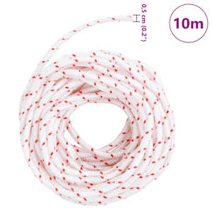 Startovací šňůra bílo-červená Ø 5 mm 10 m nylon - obrázek 9