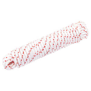 Startovací šňůra bílo-červená Ø 6 mm 10 m nylon - obrázek 1