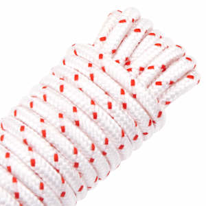 Startovací šňůra bílo-červená Ø 6 mm 10 m nylon - obrázek 6