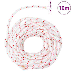 Startovací šňůra bílo-červená Ø 6 mm 10 m nylon - obrázek 9