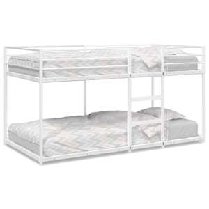 vidaXL narivoodi ilma madratsita Valge 75x190 cm Teras