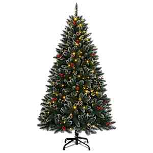 Umělý vánoční stromek se 150 LED 150 cm - obrázek 2