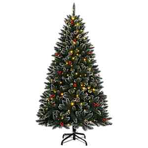 Umělý vánoční stromek s 300 LED 210 cm - obrázek 2