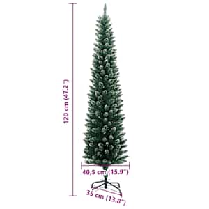 Umělý úzký vánoční stromek se 150 LED 120 cm - obrázek 12