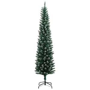 Umělý úzký vánoční stromek se 150 LED 120 cm - obrázek 3
