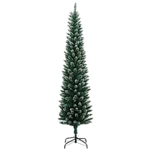 Umělý úzký vánoční stromek se 150 LED 150 cm - obrázek 3