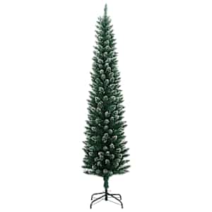 Umělý úzký vánoční stromek s 300 LED 180 cm - obrázek 3