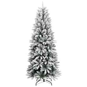 Umělý vánoční stromek s 300 LED a sněhem 180 cm - obrázek 3