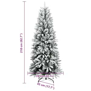 Umělý vánoční stromek s 300 LED a sněhem 210 cm - obrázek 11