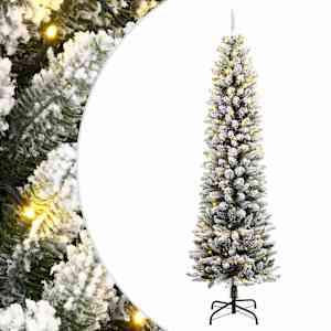 vidaXL kunstkuusk 150 LED-i ja tindiga 120 cm