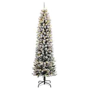 Umělý vánoční stromek se 150 LED a sněhem 150 cm - obrázek 2