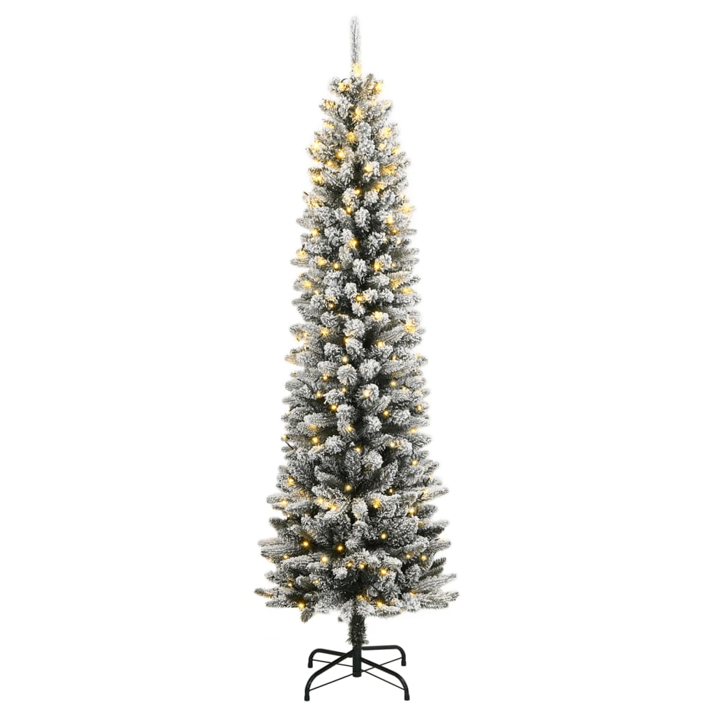 vidaXL Kunstkerstboom met 300 LED's en sneeuw 180 cm afbeelding