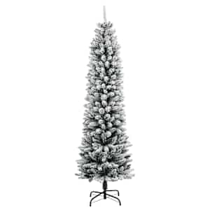 Umělý vánoční stromek s 300 LED a sněhem 240 cm - obrázek 3