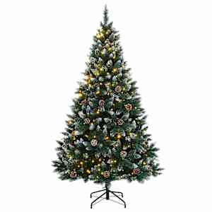 Umělý vánoční stromek s 300 LED 180 cm - obrázek 3