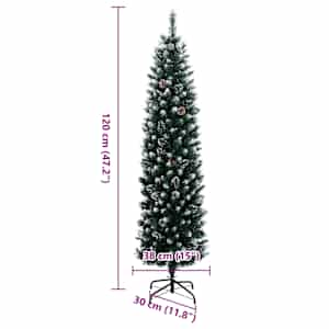 Umělý úzký vánoční stromek se 150 LED 120 cm - obrázek 12
