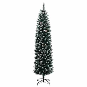 Umělý úzký vánoční stromek se 150 LED 150 cm - obrázek 2