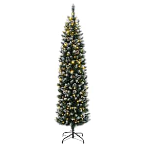 Umělý úzký vánoční stromek se 150 LED 150 cm - obrázek 3