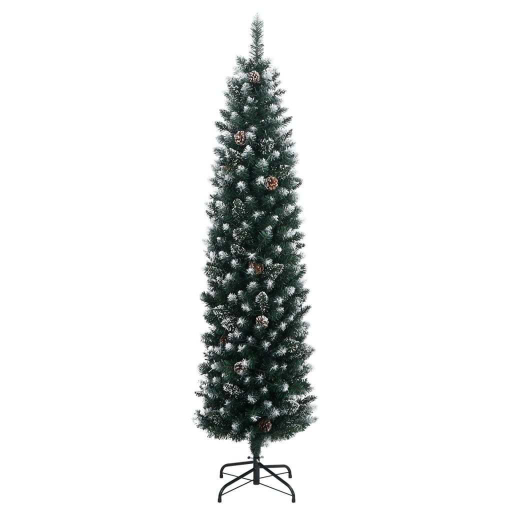 Thumbnail - vidaXL Künstlicher Weihnachtsbaum Schlank 300 LEDs 180 cm