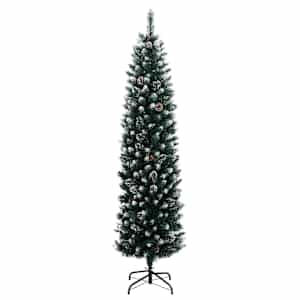 Umělý úzký vánoční stromek s 300 LED 180 cm - obrázek 2