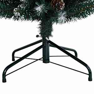 Umělý úzký vánoční stromek s 300 LED 180 cm - obrázek 11