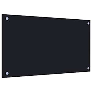 Kuchyňské panely 2 ks černé 70 x 40 cm tvrzené sklo - obrázek 5