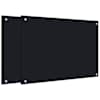 vidaXL k&ouml;&ouml;gi pritsmekaitsed 2 tk, must, 70 x 50 cm, karastatud klaas