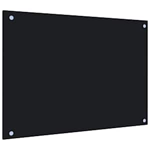Kuchyňské panely 2 ks černé 70 x 50 cm tvrzené sklo - obrázek 5