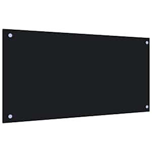 Kuchyňské panely 2 ks černé 80 x 40 cm tvrzené sklo - obrázek 5