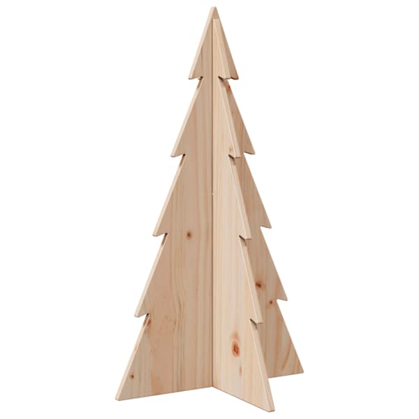 vidaXL puidust j&otilde;ulupuu kaunistuseks, 80 cm, m&auml;nnipuit