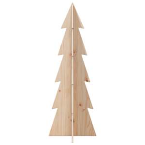 Dřevěný vánoční stromeček na ozdoby 112 cm masivní borové dřevo - obrázek 3