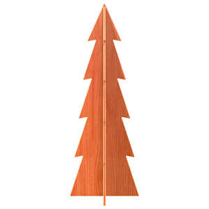 Dřevěný vánoční stromek na ozdoby voskově hnědý 112 cm borovice - obrázek 3