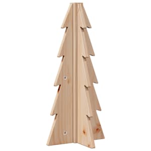 vidaXL puidust j&otilde;ulupuu kaunistuseks, 49 cm, m&auml;nnipuit